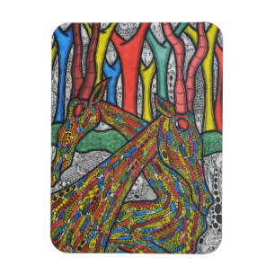 Lazy afternoon magnet