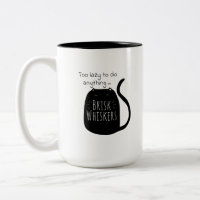Lazy black cat Mug