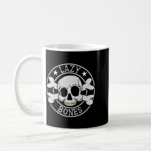 Lazy Bones Skeleton Halloween Costume Horror Coffee Mug