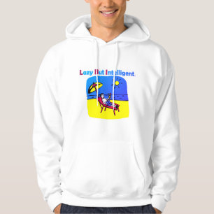 LAZY BUT INTELLIGENT HOODIE SWEATSHIRT TRADEMARKED