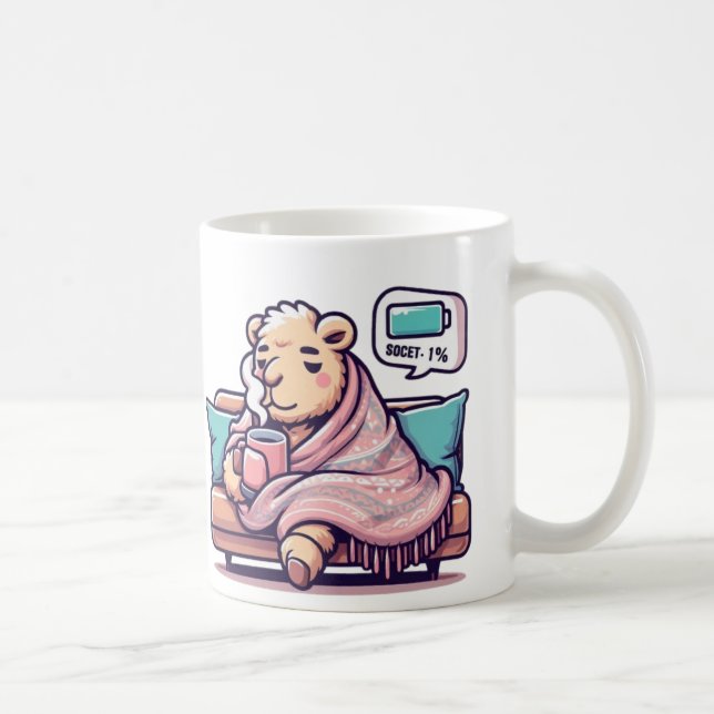 Lazy Camel Mug | Cosy Coffee Vibes for Tired Souls (Right)