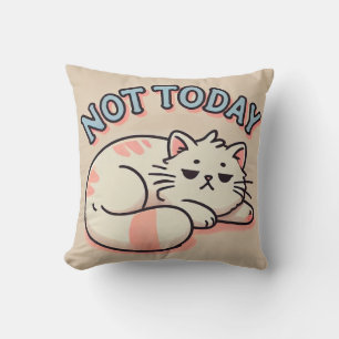 Lazy Cartoon Cat  Cushion
