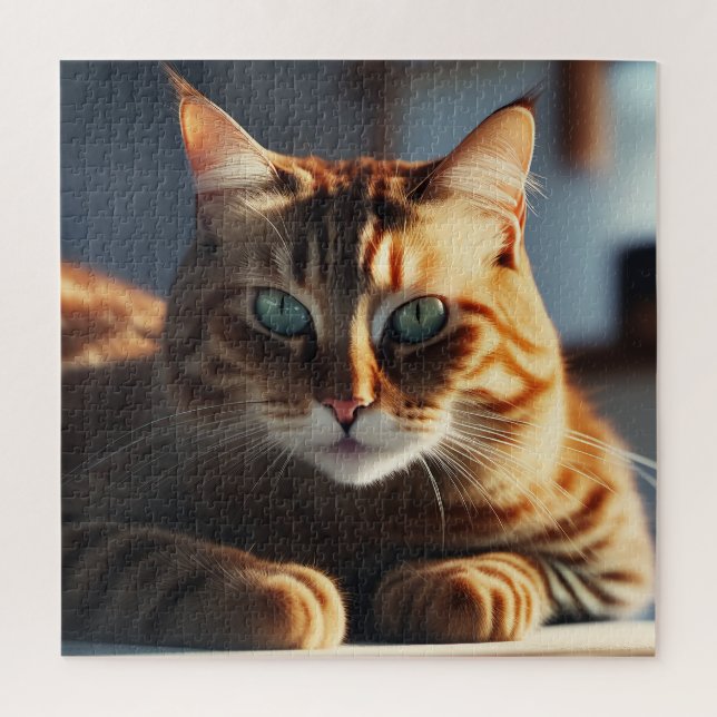 Lazy cat jigsaw puzzle (Vertical)