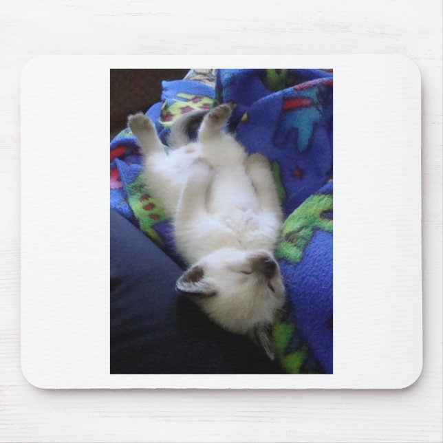 Lazy Cat Mouse Pad (Front)