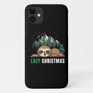 Lazy Christmas Sloth Funny iPhone 11 Case