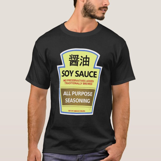 Lazy Costume Tees Soy Sauce Bottle (Front)