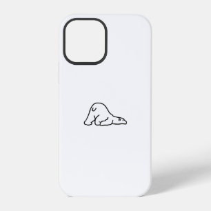 Lazy Cute Polar Bear Animal Lover iPhone 12 Pro Case