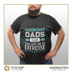 Lazy Dads Club Varsity Style Customisable T-Shirt