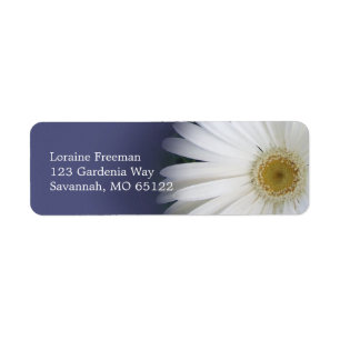 Lazy Daisy Label Return Address Label