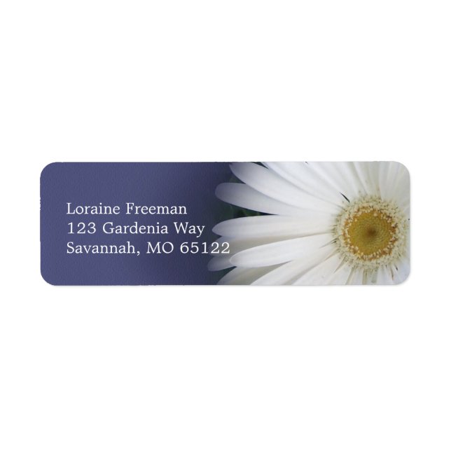 Lazy Daisy Label Return Address Label (Front)