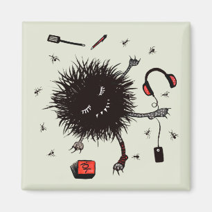 Lazy Day Relax Monster And Daydream Magnet