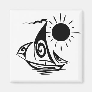 Lazy Day Sailing Magnet