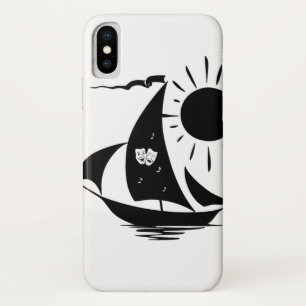 Lazy Day Sailing Theatre Sailboat iPhone X Case
