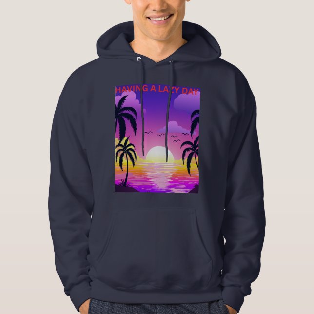 lazy day sunset hoodie (Front)