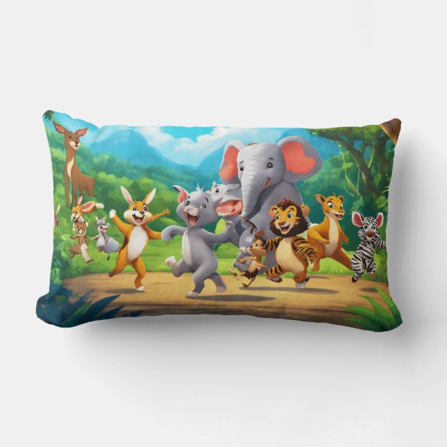Lazy Days: Animal Pool Party Pillows (Front)