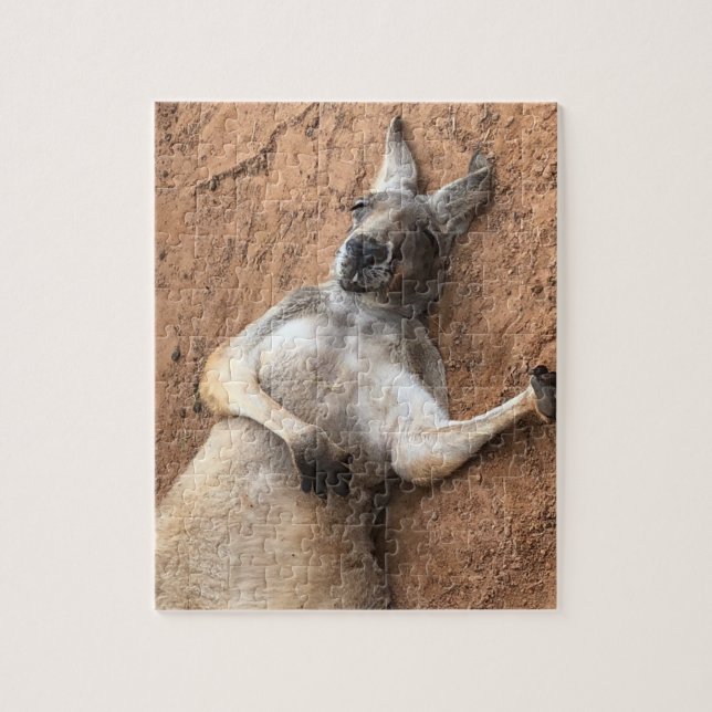 Lazy Days Kangaroo Jigsaw Puzzle (Vertical)