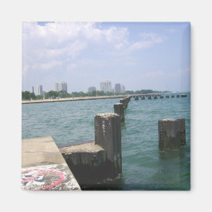 Lazy Days on the Dock Magnet