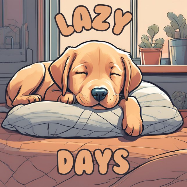 Lazy Days - Puppy Coffee Mug (Creator Uploaded)