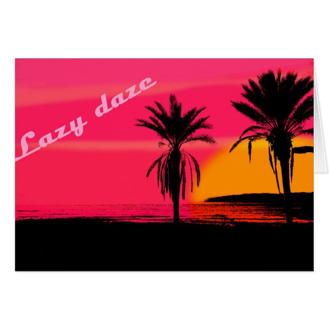 Lazy daze (Front Horizontal)