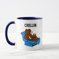 Lazy Easy Chair Bear, Funny Chillin’ Dad Cartoon