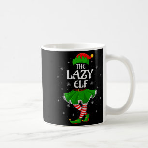 Lazy Elf Christmas Family Girls Women Elf Squad Xm Coffee Mug