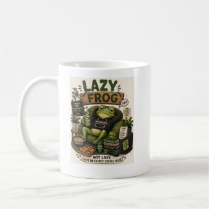 Lazy Frog Energy Saving Mode Cosy Frog Humour Coffee Mug