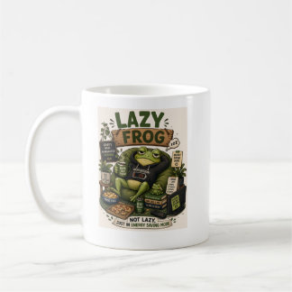 Lazy Frog Energy Saving Mode Cosy Frog Humour Coffee Mug