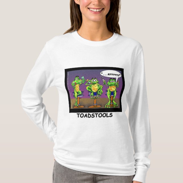Lazy Frogs aka Toadstools Funny Gifts & Tees (Front)