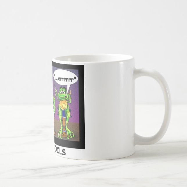 Lazy Frogs aka Toadstools Funny Gifts & Tees Coffee Mug (Right)