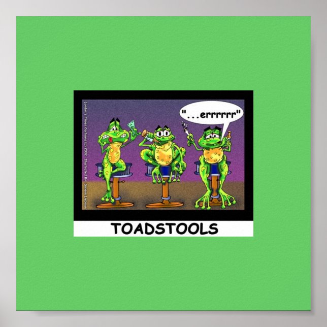 Lazy Frogs aka Toadstools Funny Poster (Front)
