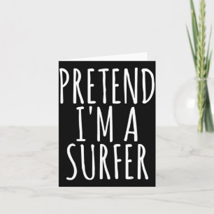 Lazy Funny Halloween Costume Card