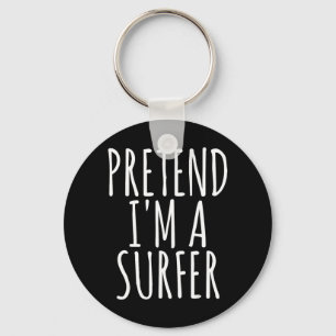 Lazy Funny Halloween Costume Key Ring