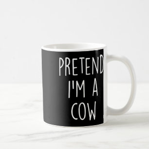 Lazy Funny Halloween Costume Shirt - Cow Costume  Coffee Mug