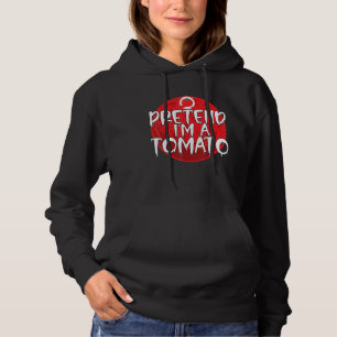 Lazy Halloween Costume Pretend Im A Tomato Hoodie