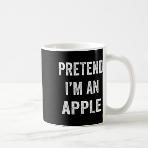 Lazy Halloween Pretend I'm Apple Funny Halloween C Coffee Mug