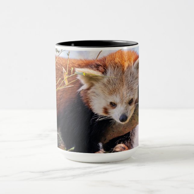 Lazy little red panda mug (Center)
