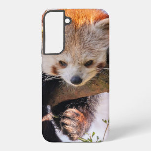 Lazy little red panda samsung galaxy case