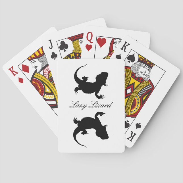 Lazy Lizard Playing Cards (Back)