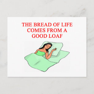 lazy loafer joke postcard