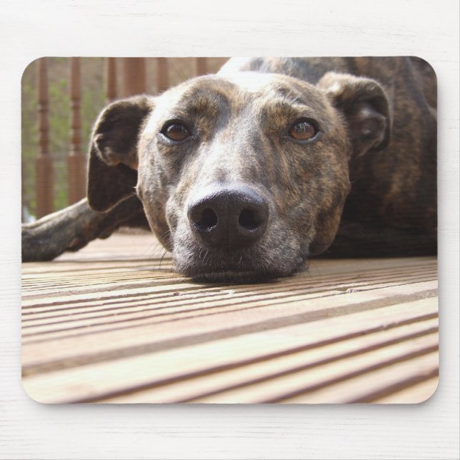 Lazy Lurcher Mouse Pad (Front)