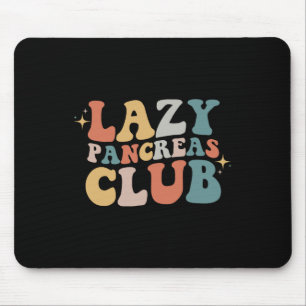 Lazy Pancreas Club Retro Diabetes Awareness Day  Mouse Pad