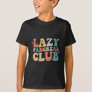 Lazy Pancreas Club Retro Diabetes Awareness Day  T-Shirt