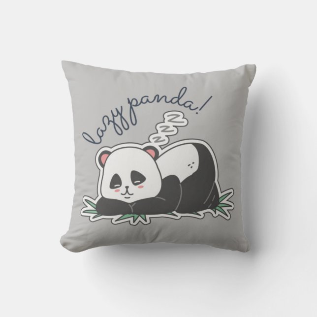 Lazy Panda Cushion (Front)