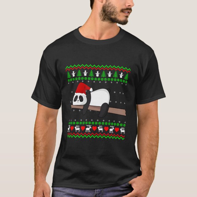 Lazy Panda Ugly Christmas Sweater (Front)