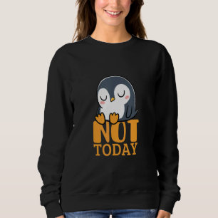 lazy penguin sweatshirt
