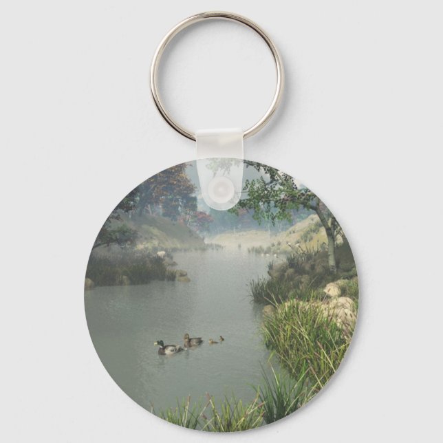 Lazy River Key Ring (Front)
