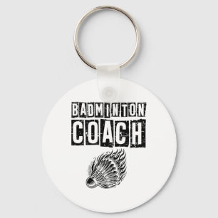 Lazy Sloth Badminton Player Shuttle Key Ring