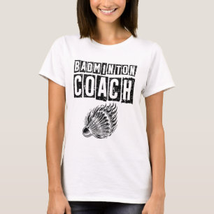 Lazy Sloth Badminton Player Shuttle T-Shirt