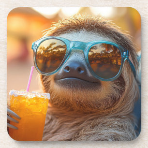 Lazy Sloth Coaster