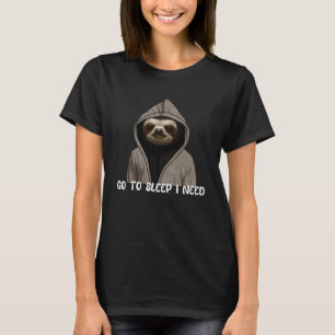 lazy sloth day sleep relax men women T-Shirt